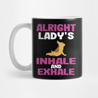 Funny French Bulldog Yoga Pose Gift Frenchie Mom Mug